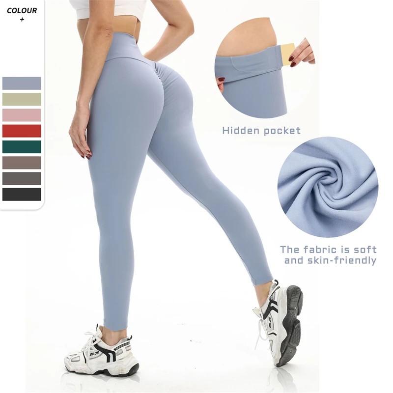 

Women Running Gym Yoga Seamless Pants Sports Clothes Stretchy High Waist Athletic Exercise Fitness Leggings Activewear Pants
