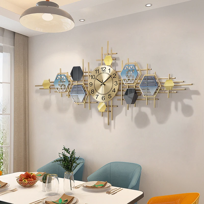 

Creative Wall Clock Living Room Modern Home Design Silent Luxury Digital Clock Wall Kitchen Reloj Pared Home Decorating Items