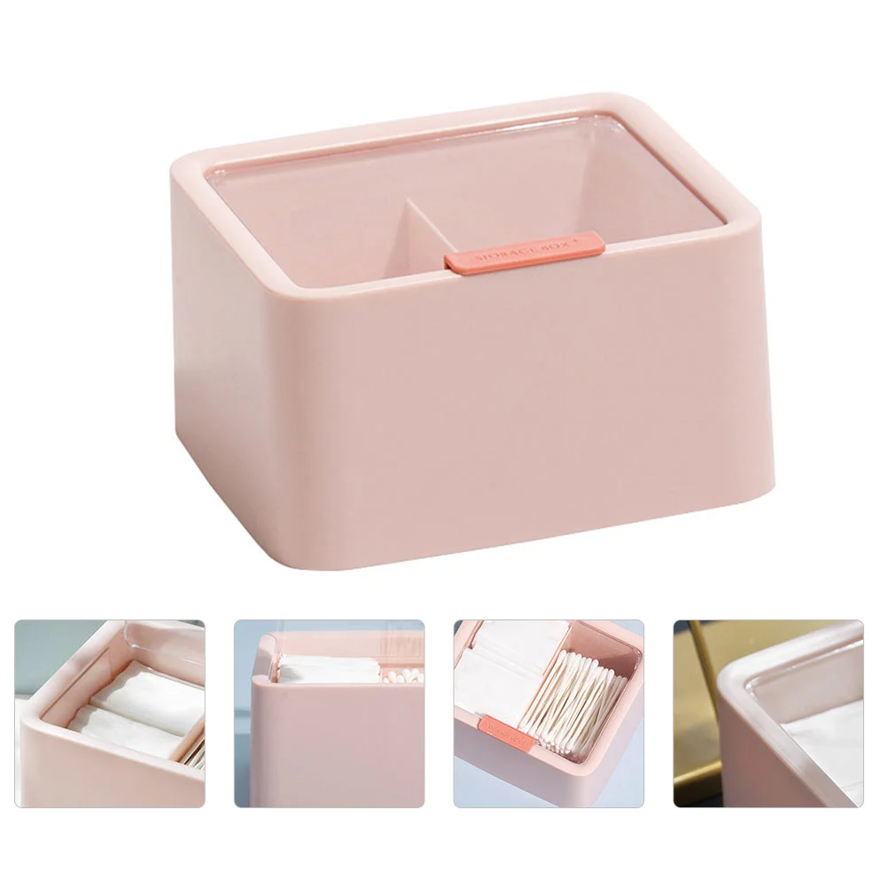 

Box Holder Cotton Storage Organizertray Brush Gloss Lip Makeup Lipgloss Costmetic Pad Table Compartment Lipstick Eyebrowswab