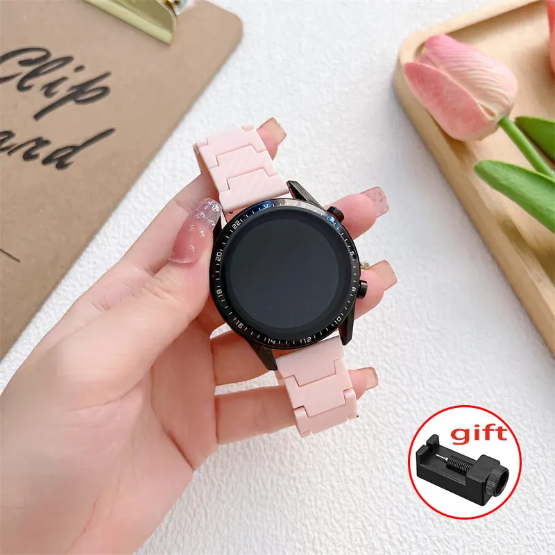 

20mm/22mm Strap For Samsung Galaxy watch 5/pro/4 44mm 40mm /classic 3/Gear S3/Active 2/46mm/42mm Carbon fiber smart watch strap