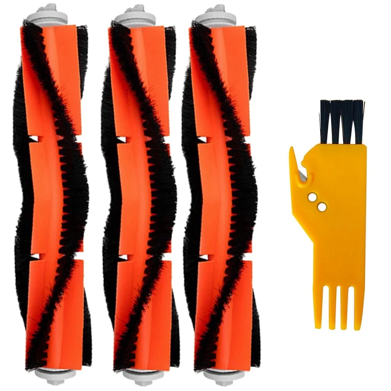 

For Xiaomi MIJIA 1C STYTJ01ZHM Accessories Vacuum Cleaner Parts Main Brush + Cleaning Brush Spare Replacement