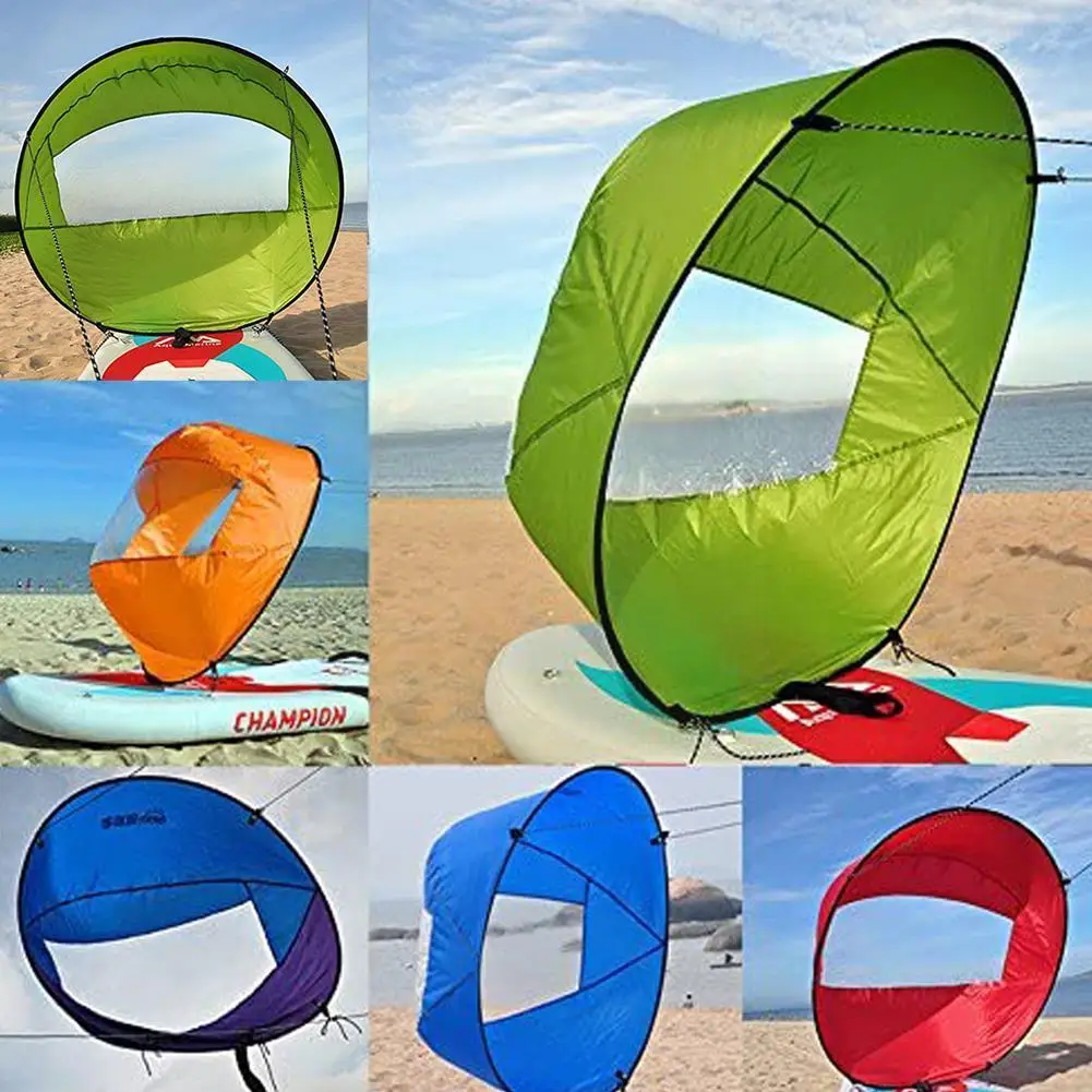 

Лодка Складная для Каяка, прозрачная летняя лодка для серфинга, весло для окон, гребные лодки, каяк, прочный парус, F6n8