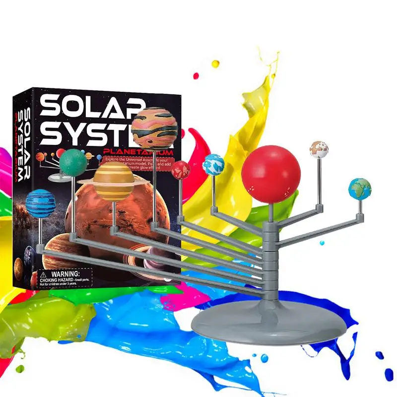 

Solar System Planetarium Science Kit DIY Glow In The Dark 3D Planet Model Science Astronomy Learning Stem Toys Educational