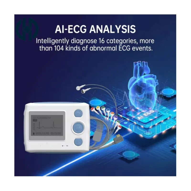 Hotler Dynamic 12 Leads channel Holter Supervise 48-hour continuous Supervising