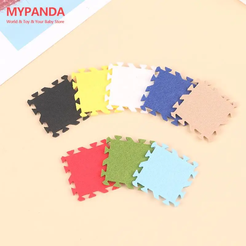 

9pcs/set 1/12 Dollhouse Miniature Mat Dolls House Rug Carpet Model Dollhouse Home Furniture Decoration Accessories