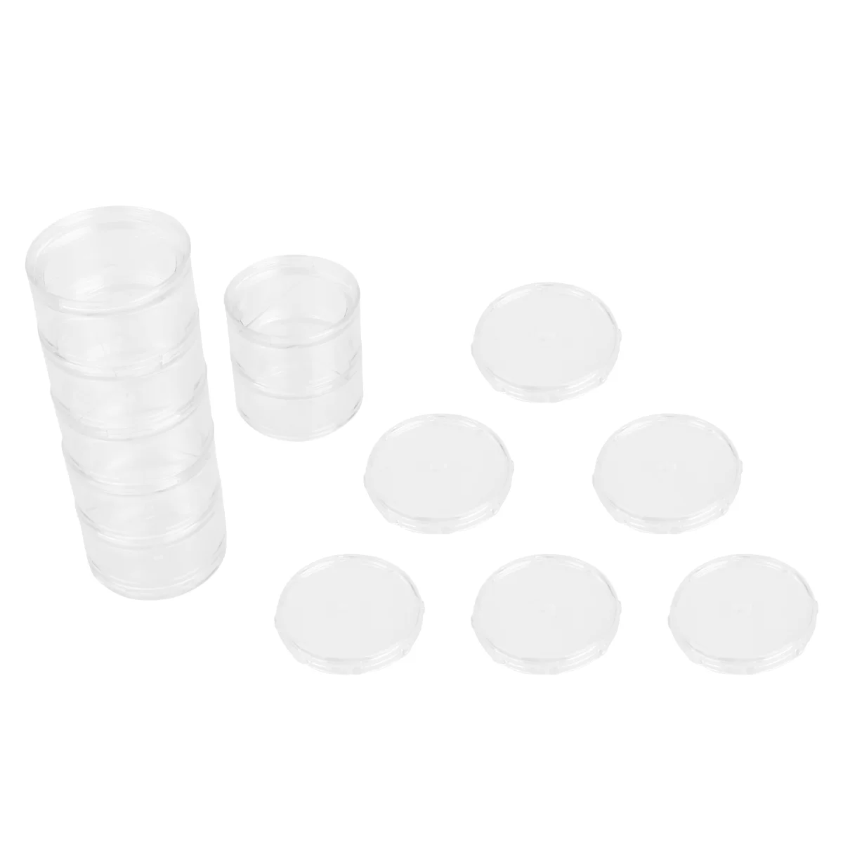 

7 Days Box Small Clear Container Storage Travel Medicine Weekly Containers