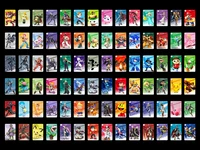 applicable to switch jump super stars amiibo card linkage card full 84 fighter cards