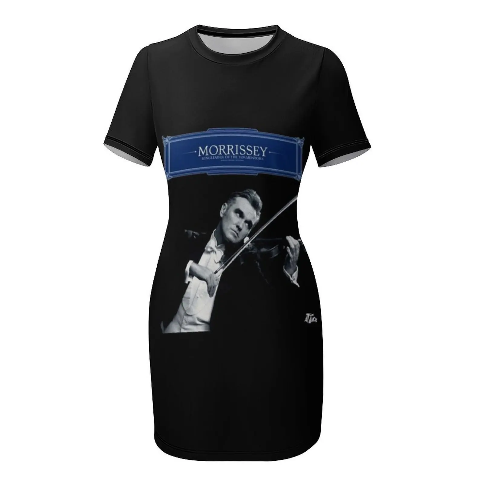 Фото Morrissey ringleader of the tormentors, платье с короткими рукавами, летнее женское платье, элегантные шикарные свадебные вечерние платья 2025 года №4
