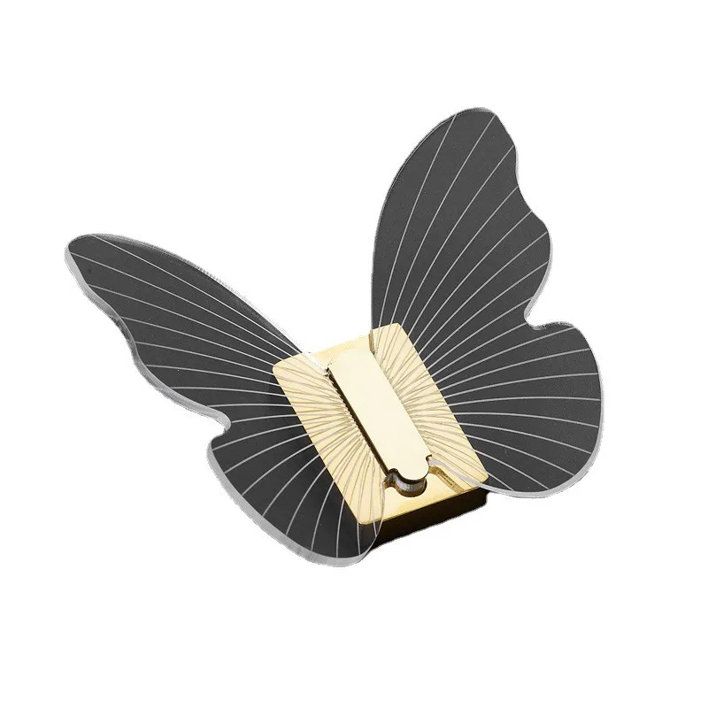 Acrylic Butterfly Robe Hooks Transparent Door Bag Key Holder Towel Hanger Rack Wall Mounted Bathroom Hardware Home Decor |