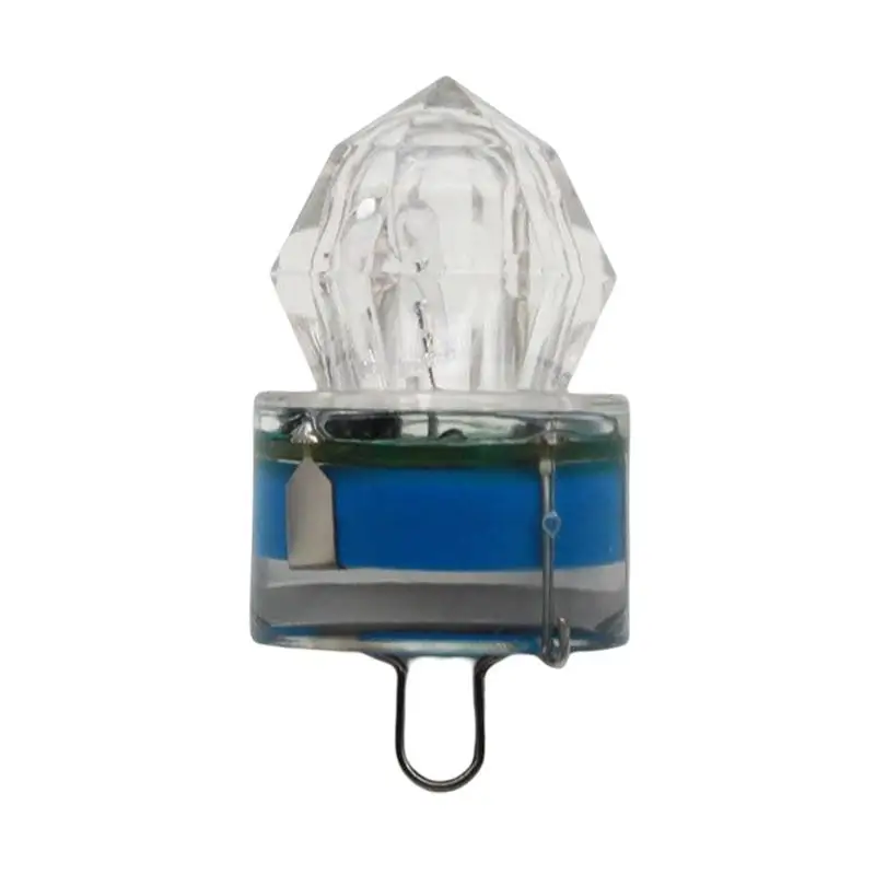 

Mini LED Waterproof Fishing Bait Light Diamond Shape Fishing Lures Bait Deep Drop Underwater Fish Lure Lamp Lights For Fishing