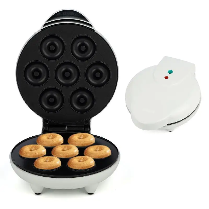 

Donut Maker Machine Non-Stick Surface Electric Baker Machine with Handle for Doughnut Eggette Chocolate Automatic Pancake Machin