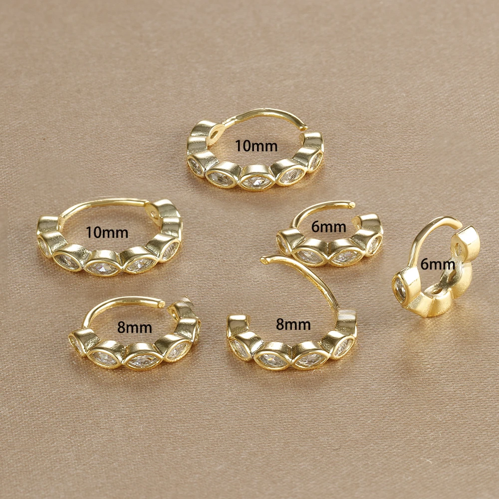 1 шт. серьги-гвоздики из нержавеющей стали с плоской головкой спираль для козелка