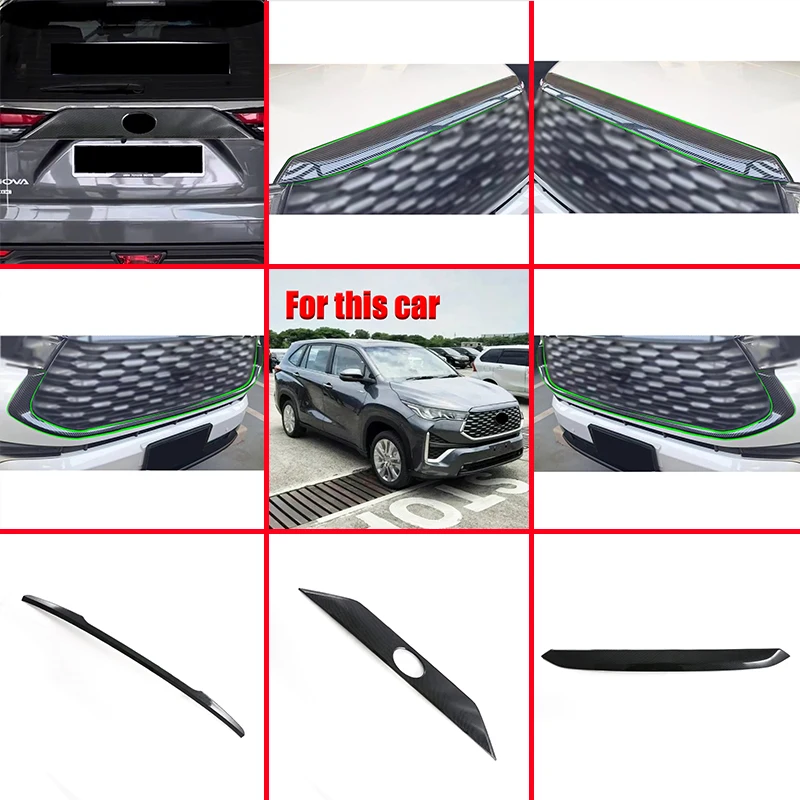 Для Toyota Innova Zenix AG10 2023 2024 аксессуары решетка багажника капот накладка молдинг