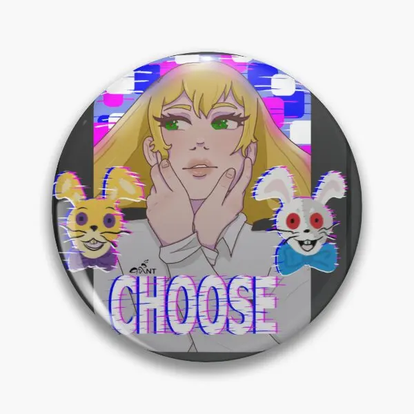

Choose Your Destiny Customizable Soft Button Pin Clothes Hat Collar Cute Cartoon Badge Gift Fashion Metal Women Brooch Lover