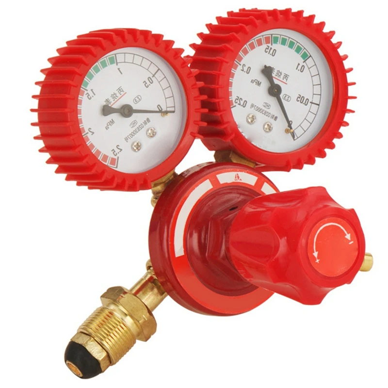 

Propane Pressure Reducer Gauge Shockproof Liquefied Natural Gas Pressure Reducing Valve Manometer