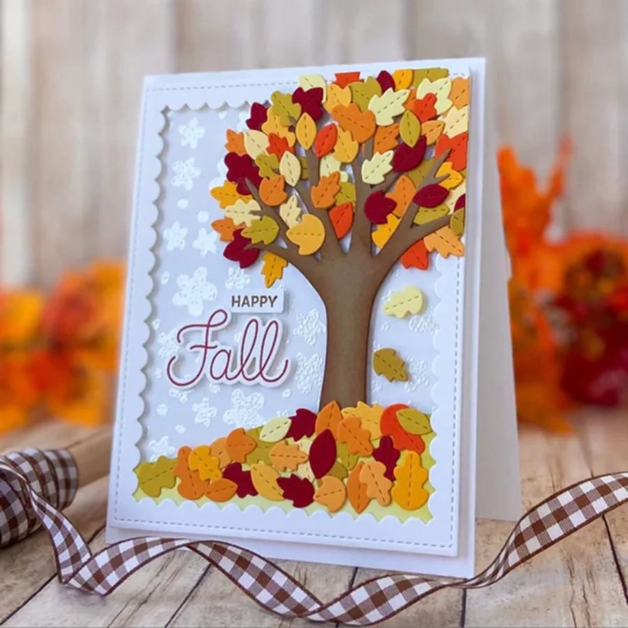 Металлические Вырубные штампы в виде дерева украшение сделай сам альбом для