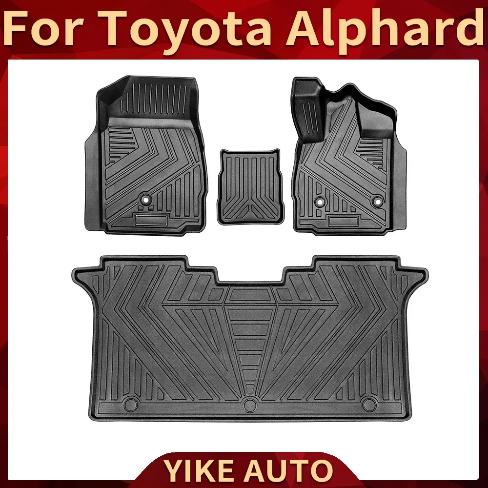 Автомобильные коврики для Toyota Alphard AH30 2015-2021 RHD пола в любую погоду без запаха