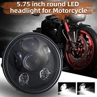 5 75 inch round motorcycle led headlight for harley sportster 1200 883 street 500 750 5 34 projector round headlamp