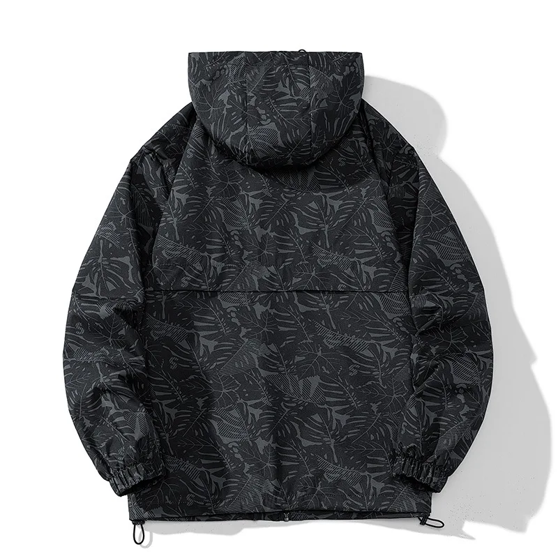 Spring Men's and Women's Same Outdoor Charge Clothes Casual Hooded Jacket Sports Fitness Coat Hiking Breathable Jacket