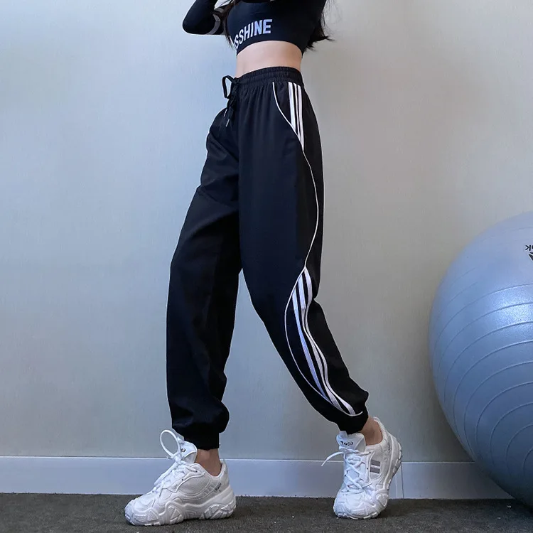 

Y2K Womens Korean Casual Streetwear Harajuku Cargo Sweat Sports Pants Joggers Sweatpants Baggy Harem Trousers for Women Clothes