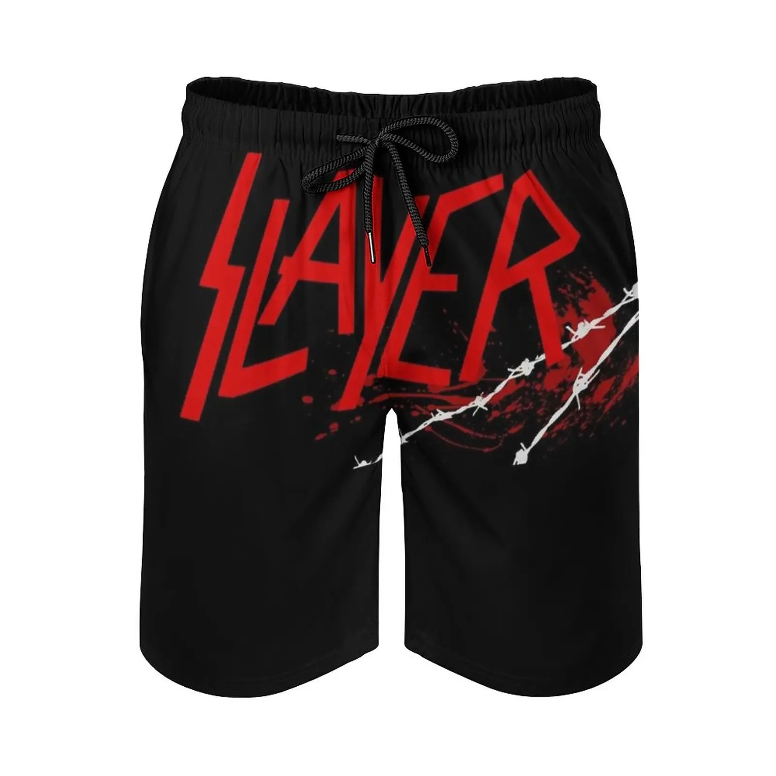 

Sleyer Logo Blood Men's Beach Shorts Board Shorts Bermuda Surfing Swim Shorts Band Music Band Band Band Band Band Band Skin
