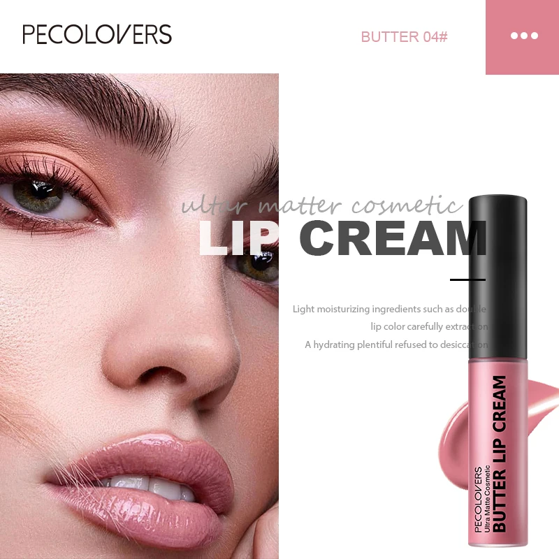 

10 Colors Butter Lip Glaze Mirror Long Lasting Moisturizing Lip Gloss Glitter Dyed Liquid Lipstick Lip Oil Tint Care Makeup