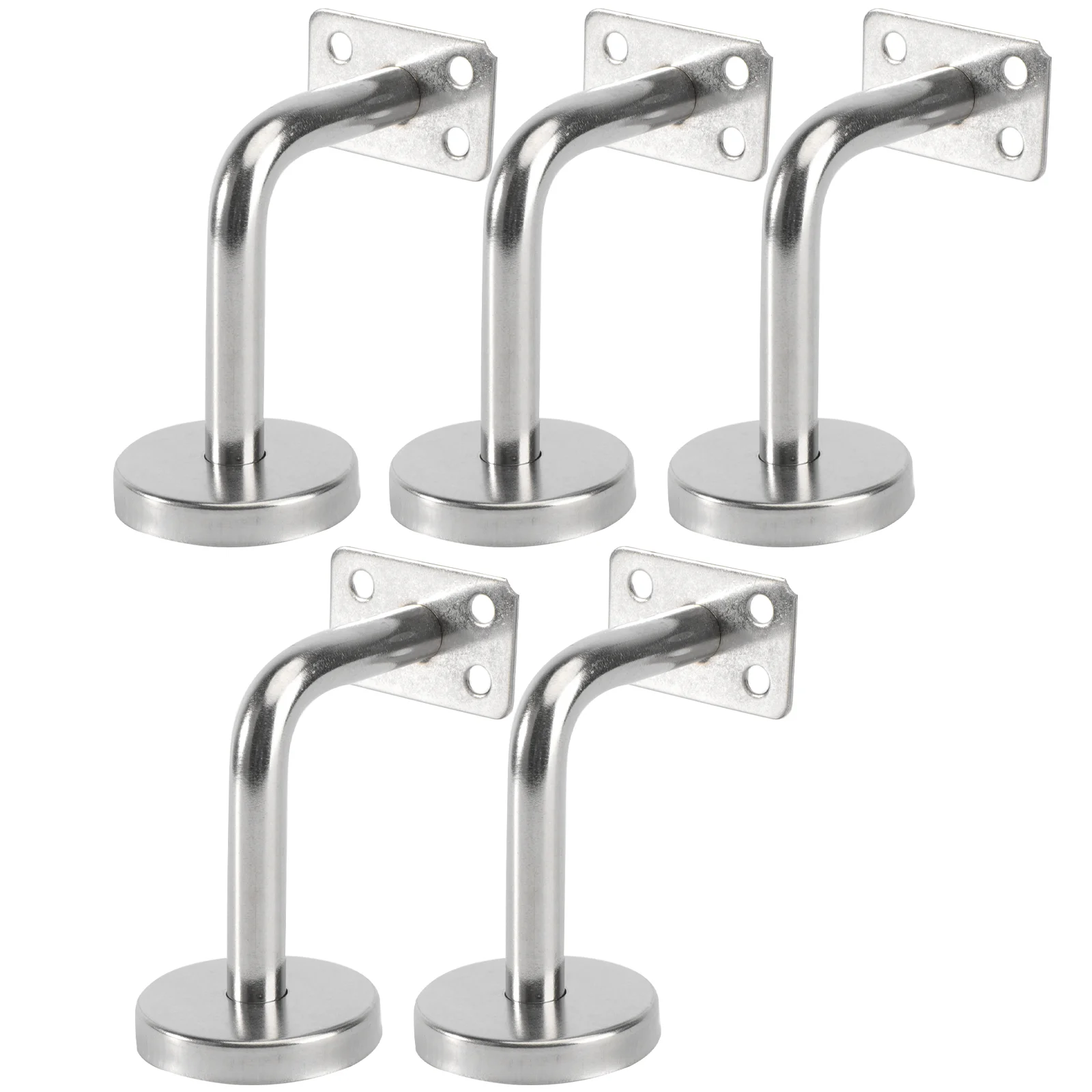 

5 Professional Stainless Steel Handrail Wall Mounted Brackets Supports 6* 8cm