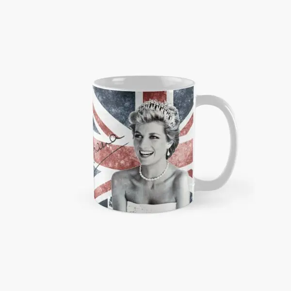 

Классическая кружка Lady Diana, Подарочная чашка, простое фото чая, кофе, дизайнерское изображение, посуда для напитков с круглой печатью