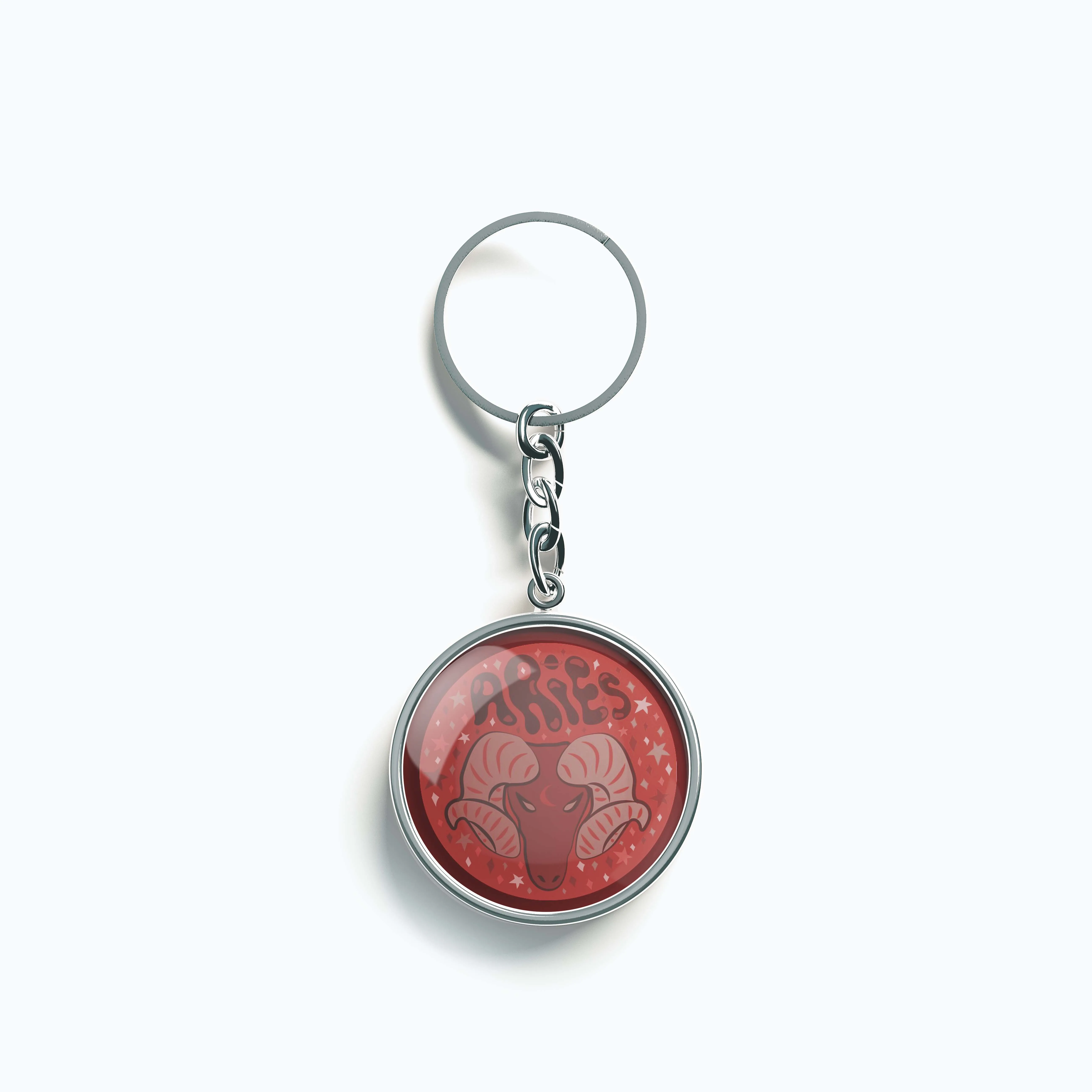 

Цепочка-брелок Овен для женщин и мальчиков, бижутерия в виде полумесяца для девушек и женщин, модное Ювелирное Украшение со стеклянным купо...