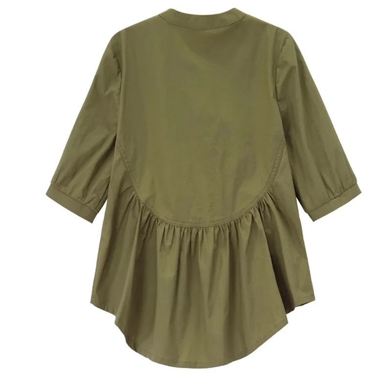 Женский летний костюм из рубашки с коротким рукавом и брюк Модный повседневный