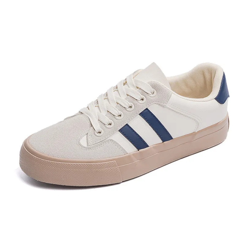 High Quality 2022 Fashion Sneakers Women Shoes Ins Hot Sellers Flats White Shoes Woman Loafers Ladies Casual Lace-up Breathable