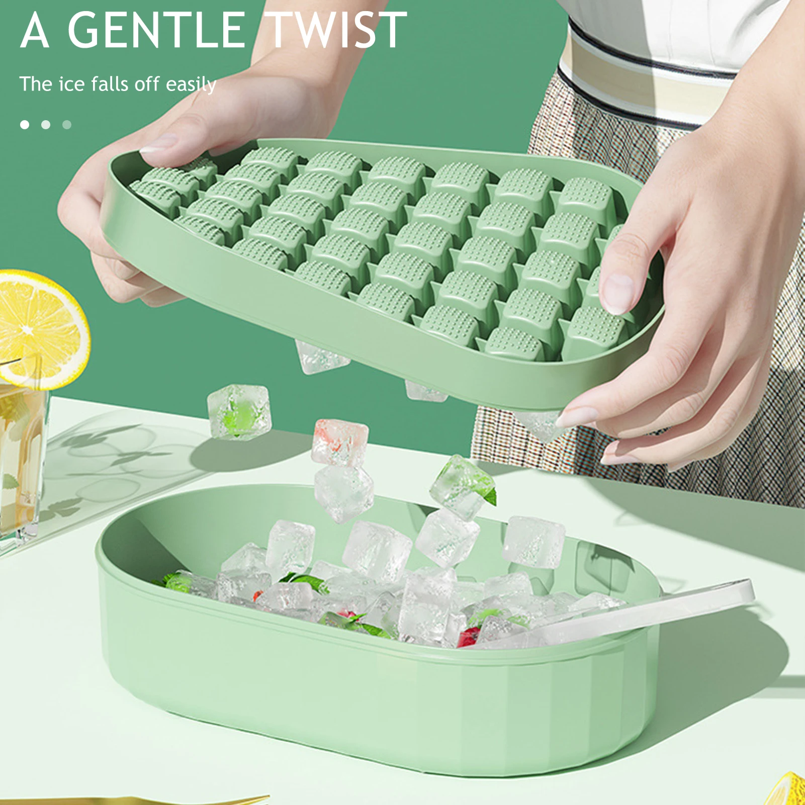 

Трафарет для Замораживания Кубиков льда многослойный стак быстросъемный с емкостью для льда контейнер для хранения пищевых материалов Pp ф...