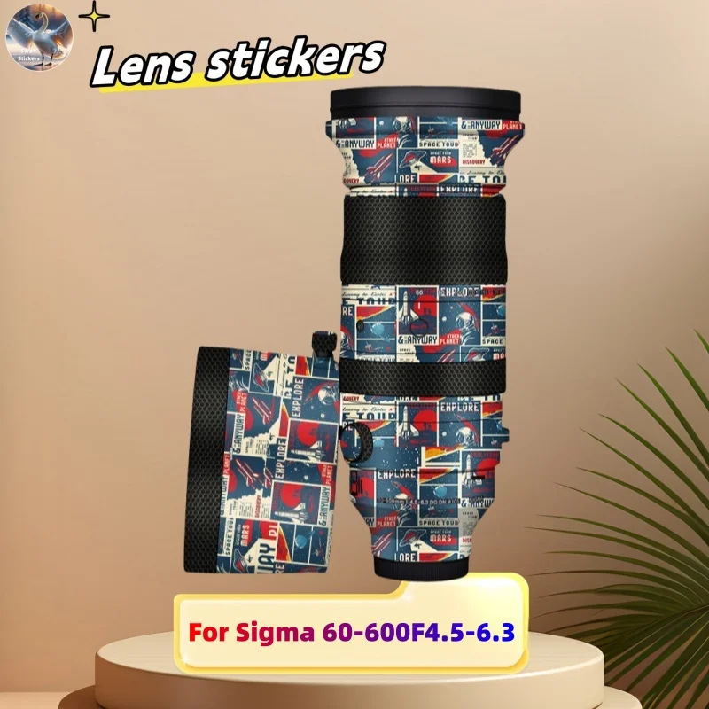 Для Sigma 60-600F4.5-6.3 наклейки на объектив камеры износостойкая защитная пленка с