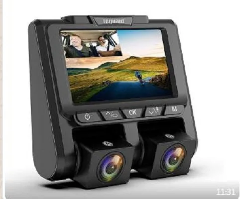 

Новейший 3,0 дюймовый видеорегистратор Novatek 96663 с поворотом на 360 градусов Автомобильная черная коробка двойная камера