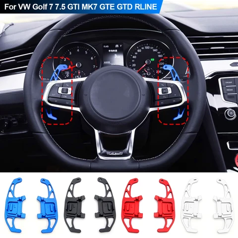 2 шт. автомобильный руль, рычаг переключения передач для VW Golf 7 7.5 GTI MK7 GTE GTD RLINE Volkswagen Polo Scirocco Jetta GLI