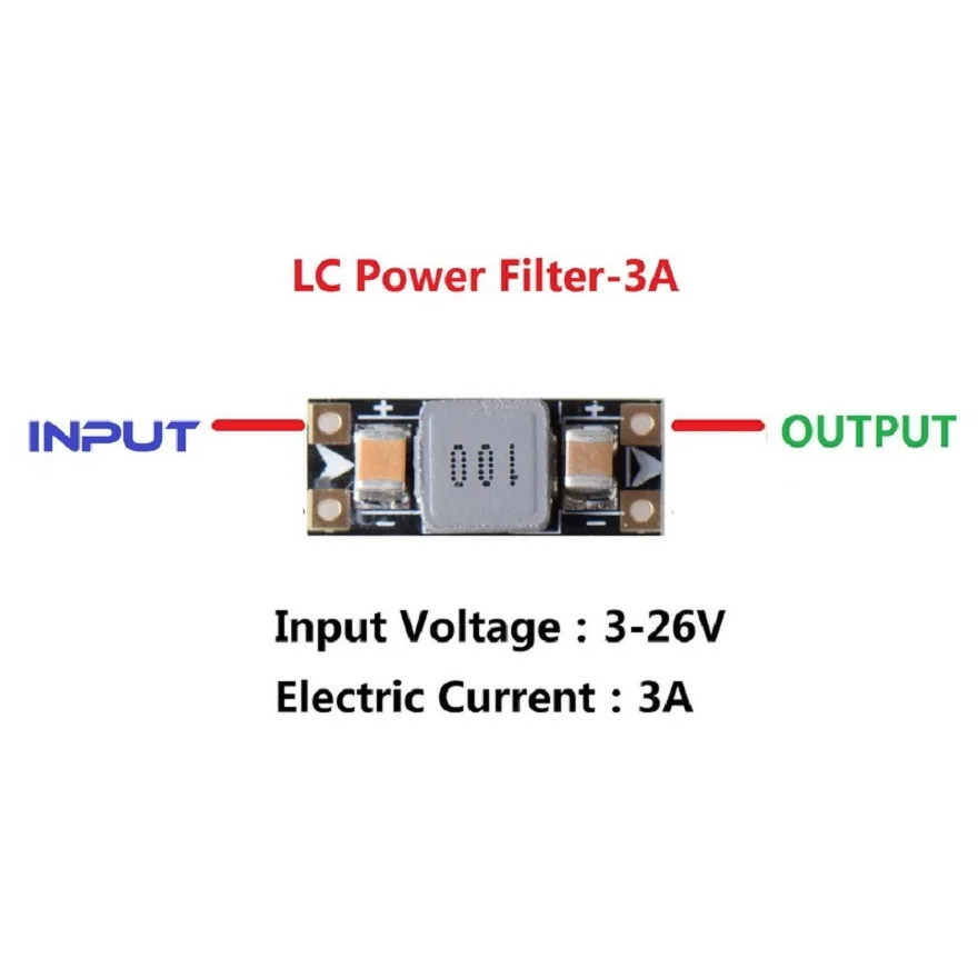 

Фильтр LC Power Filter-3A LC для удаления пульсаций передачи изображения, фильтрации видеосигнала