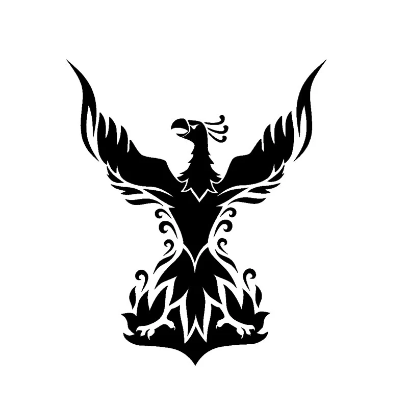 

Personalized Decals Phoenix Fantastic Bird of Flame Car Stickers Laptop Truck Motorcycle Auto Accessories PVC,15cm*12cm
