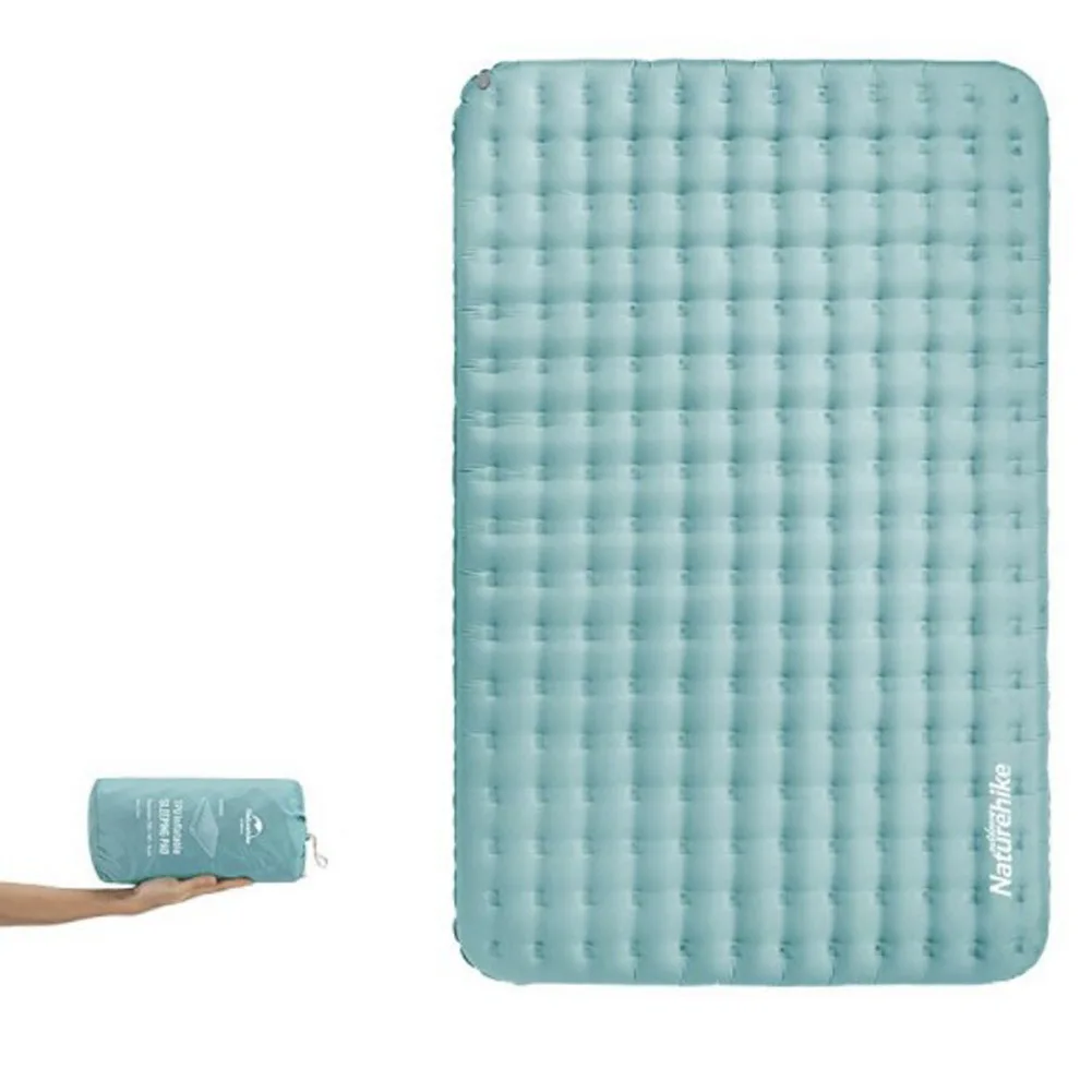 

2 Persons Sleeping Mattress Pad 210cm Inflatable Mat Bed With Storage Bag 40D Nylon TPU Camping Mat For Outdoor Hiking Picnic