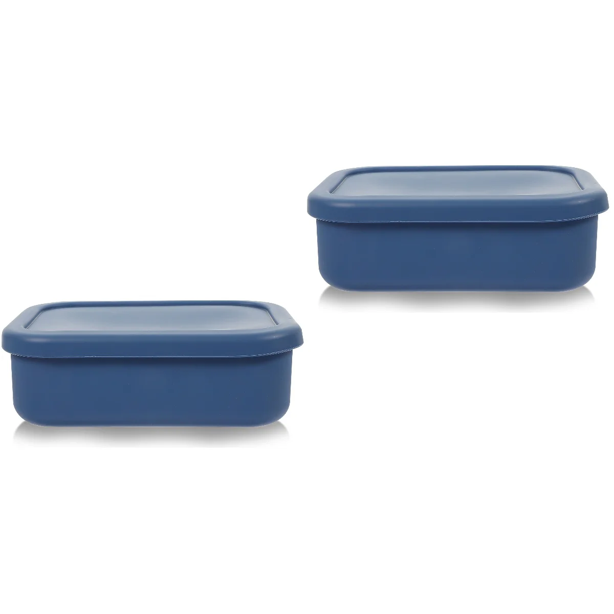 

2pcs Portable Fresh-Keeping Sealed Box Rectangular Storage Box Practical Storage Box