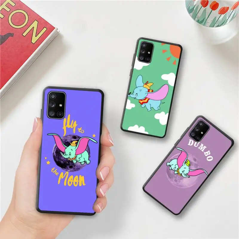 

Bandai Cartoon Dumbo Phone Case For Samsung Galaxy A52 A21S A02S A12 A31 A81 A10 A30 A32 A50 A80 A71 A51 5G