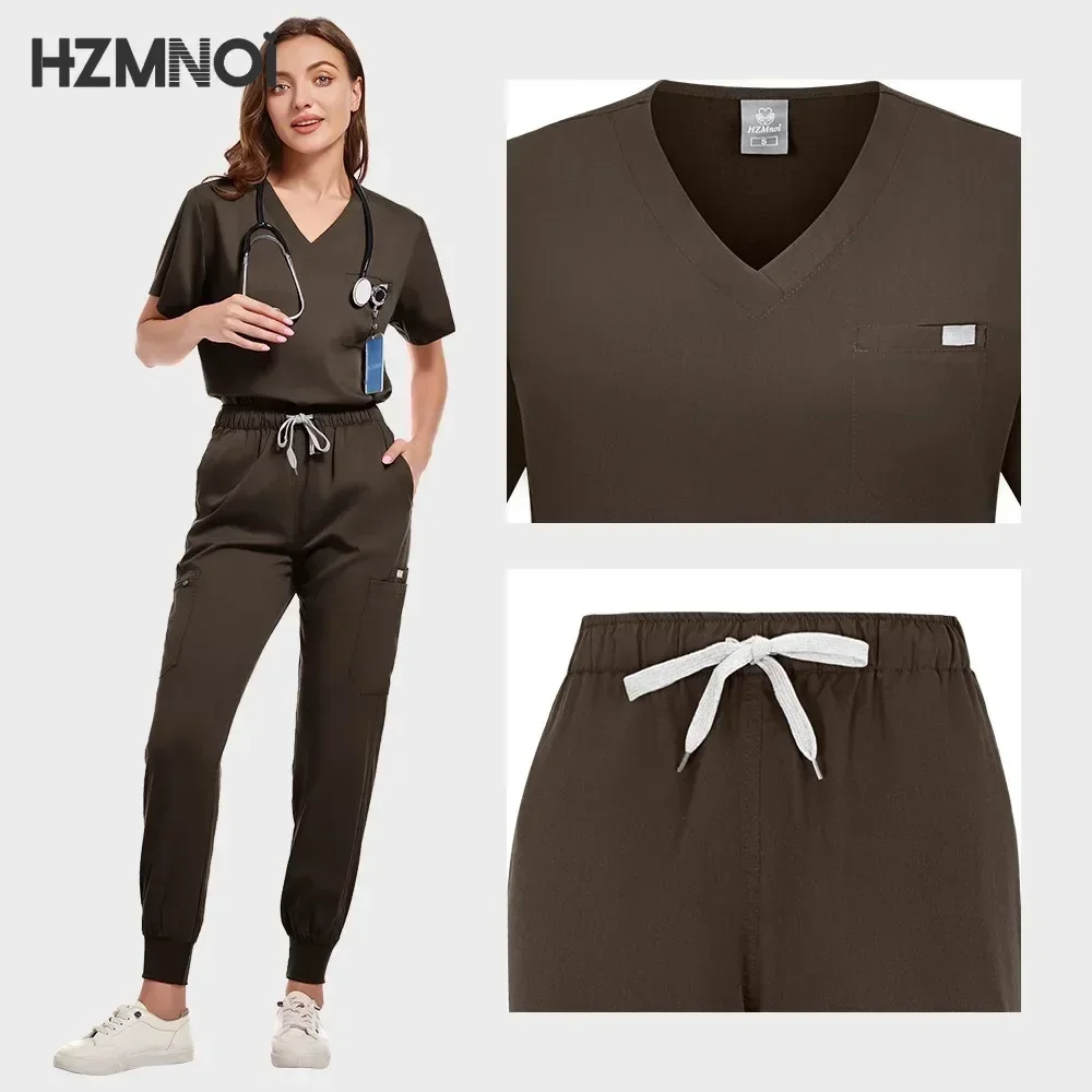 Больничная униформа оптовая продажа топы брюки для бега комплект медицинских