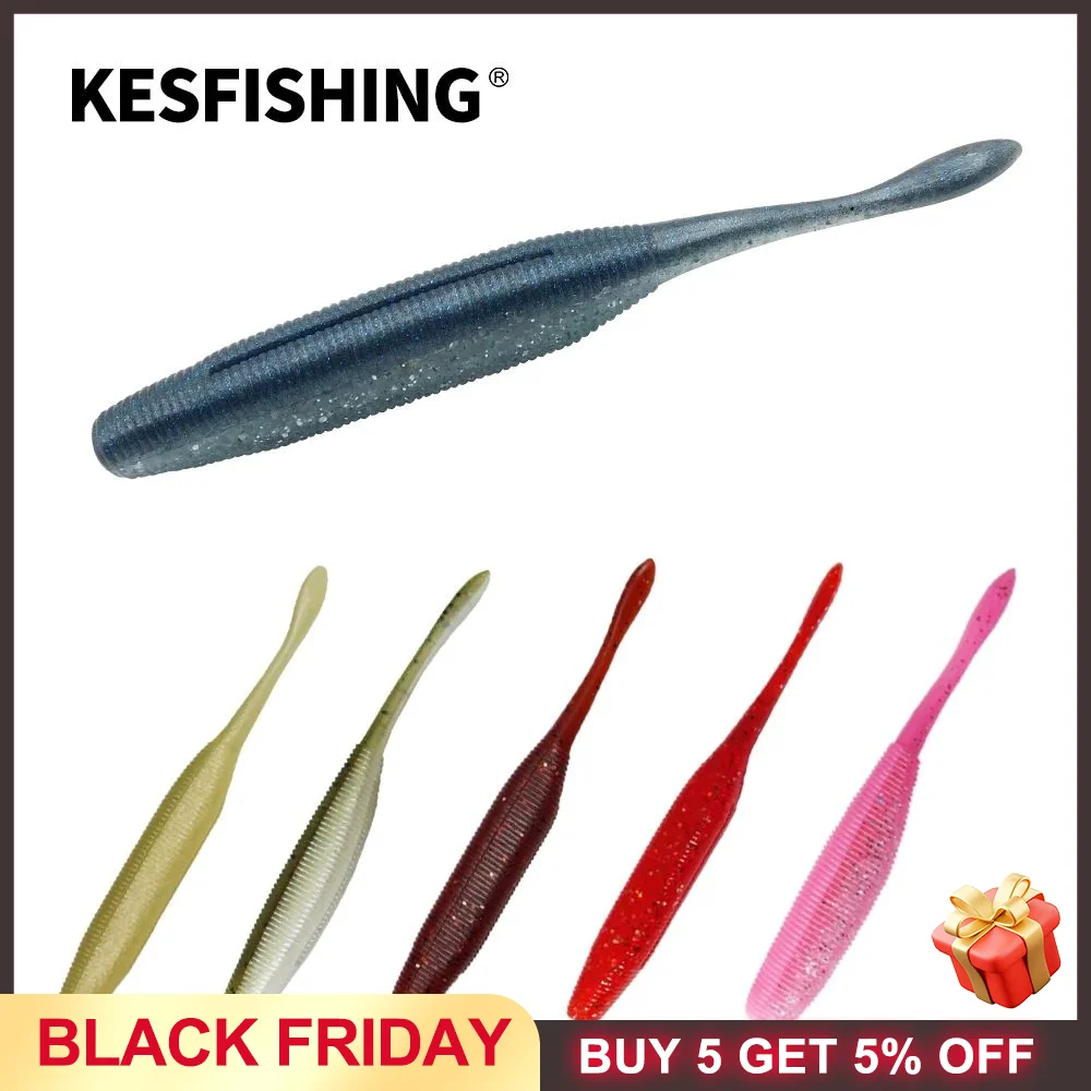 

KESFISHING Tail Sinking Fishing Lure Soft Artificial Silicone Bait Drive Shad 125mm Wobbers For Fishing Bass Pike The Best Lure