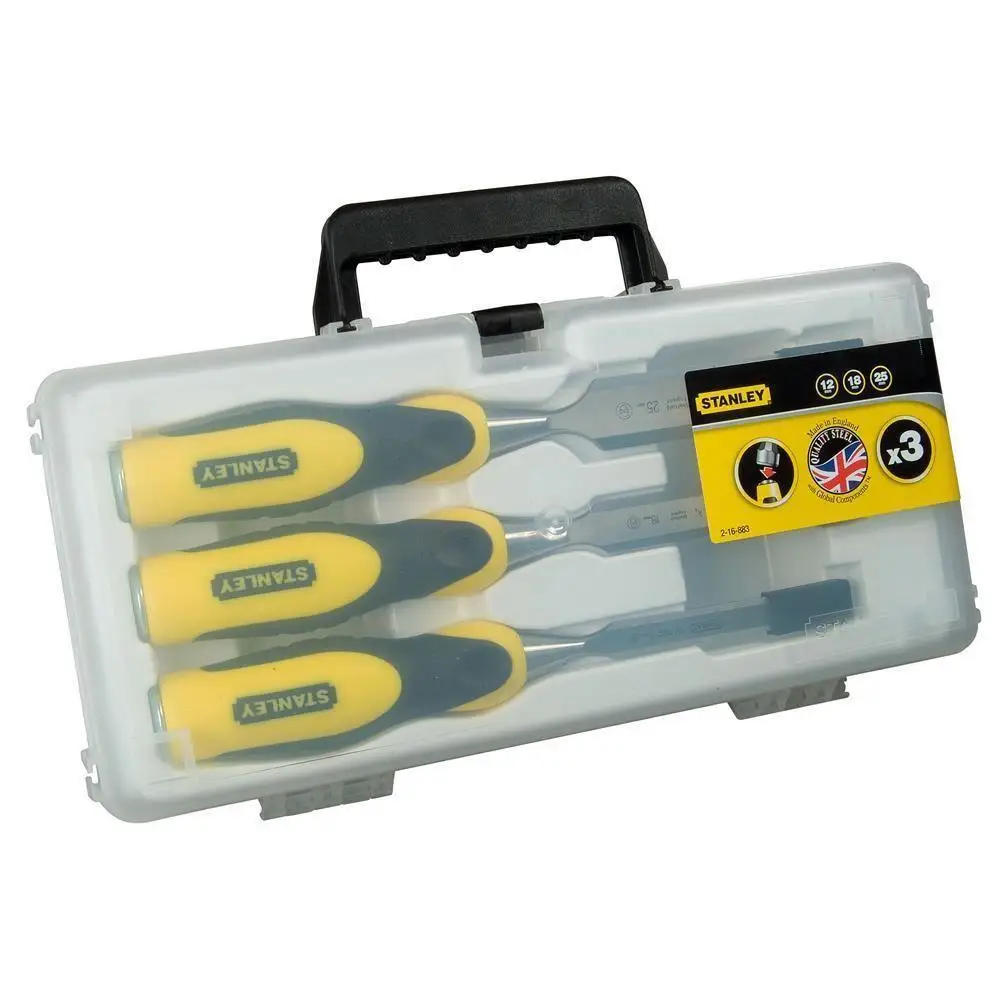 

Stanley ST216883 3 Piece skarpela Set Hand Tools Construction Materials