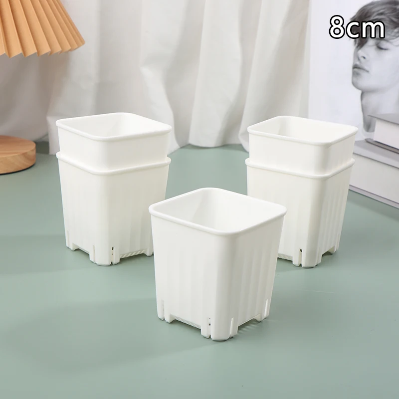 

Набор миниатюрных квадратных цветочных горшков для суккулентов