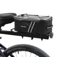 bike trunk bag larger capacity 8l bicycle commuter bags waterproof mtb rack saddle bag mountain bicycle accessories and parts