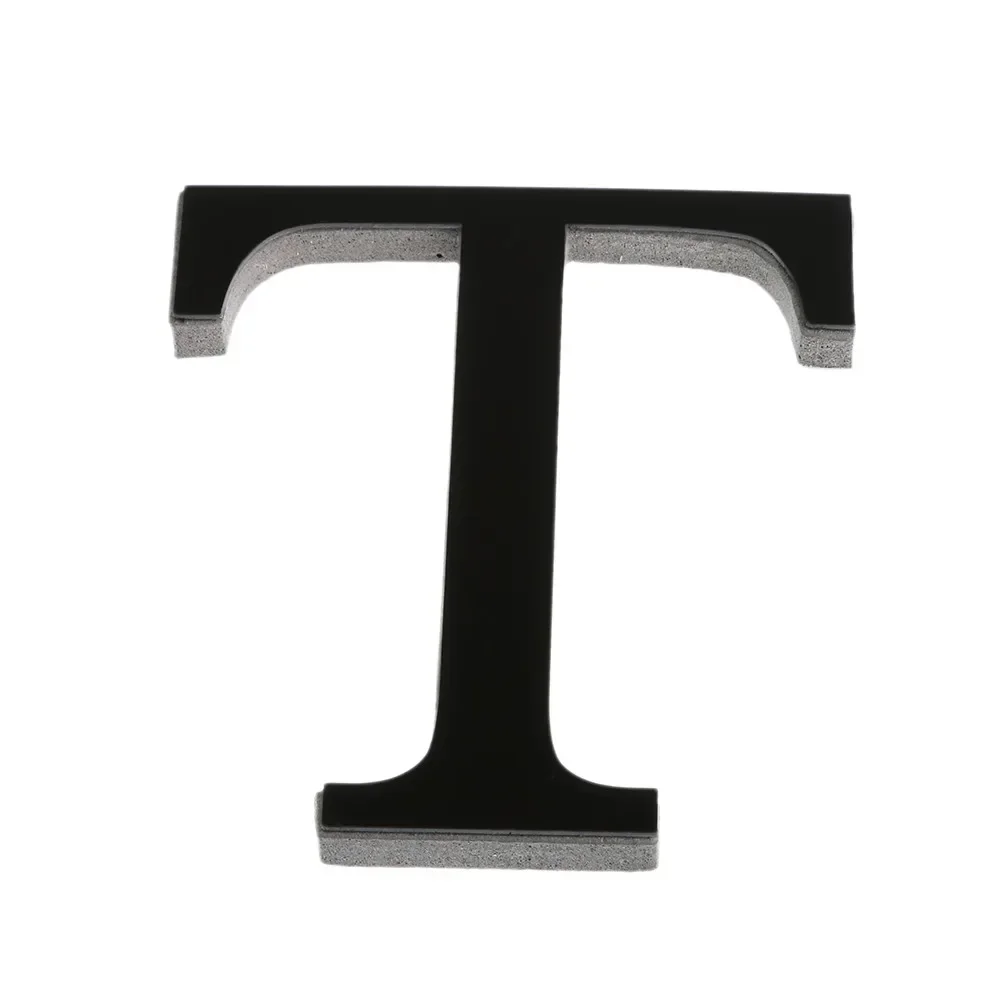 

Зеркальные наклейки на стену 26 букв пластик золотой