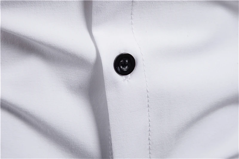 Spring Summer Autumn Fashion Tailoring Design Men's Long Sleeve Shirts Thin Solid Color 80% Cotton Stand Collar Men's Tops