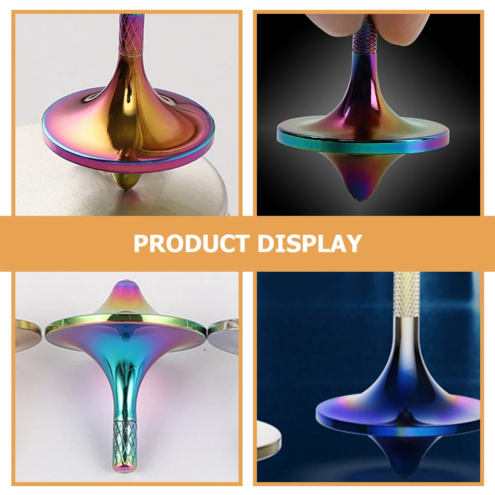 Топ-игрушка ручной поворот без сопротивления классический латунный маленький