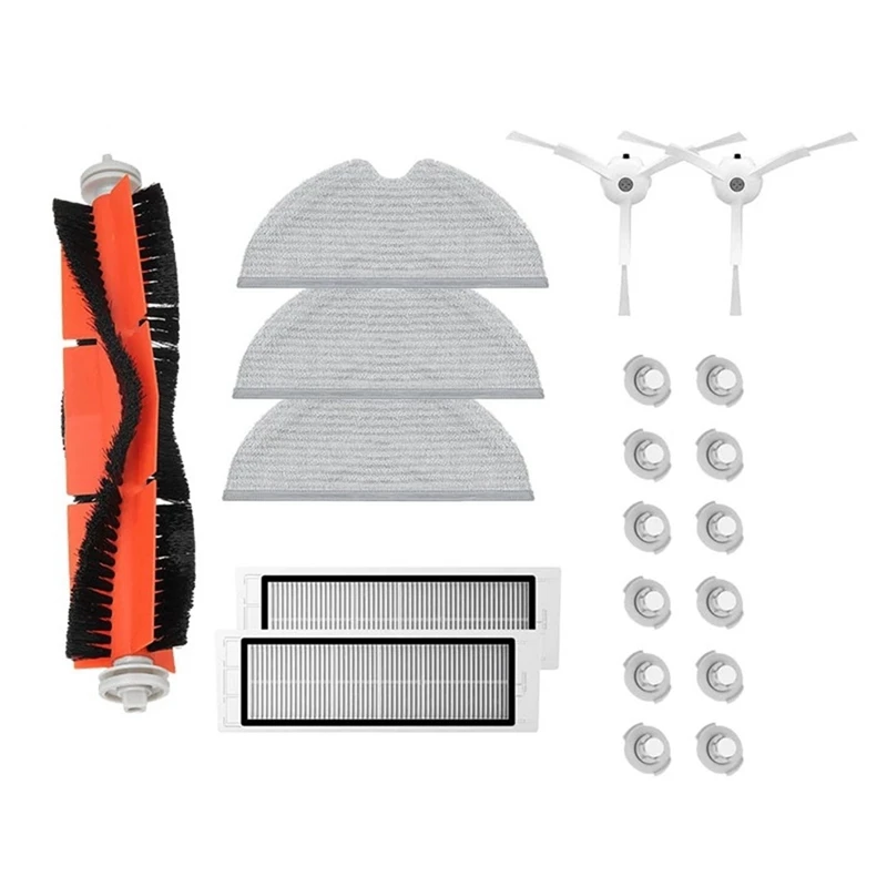 

Запчасти для робота-пылесоса Xiaomi Mi 1 1S Roborock S5 Max S50 Mijia, фильтр НЕРА, основная щетка, боковая щетка