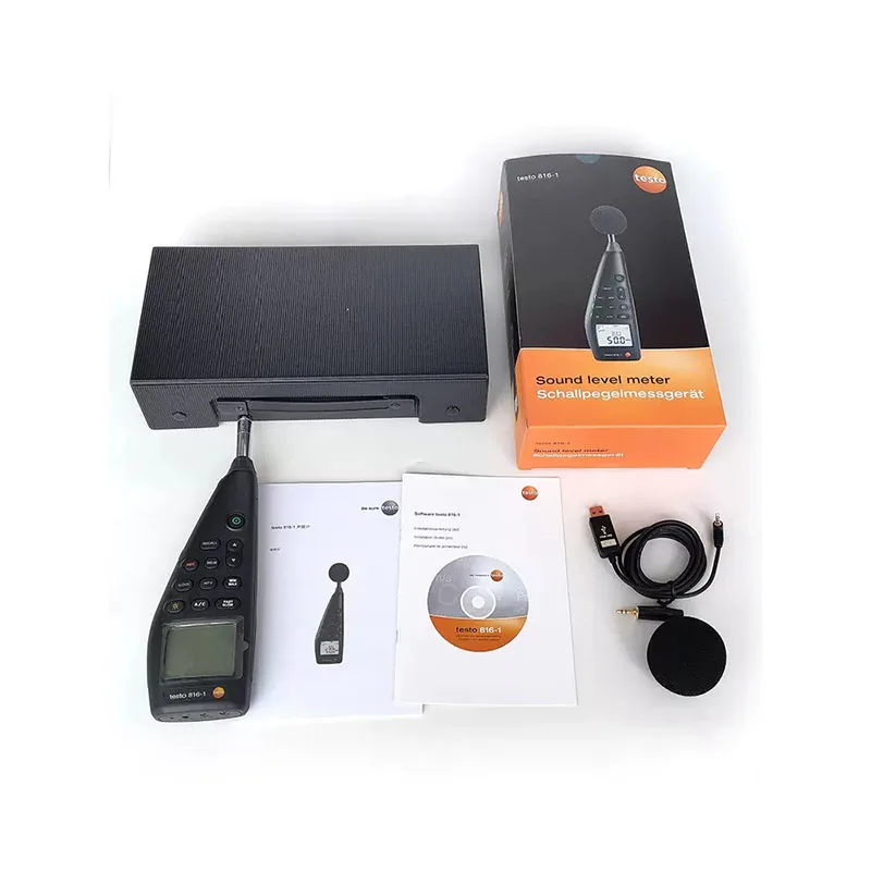 

Testo 816-1 815 31000 Readings Integrated Memory Sound Level Meter 0563 8170 For Public Places/Industry/Production